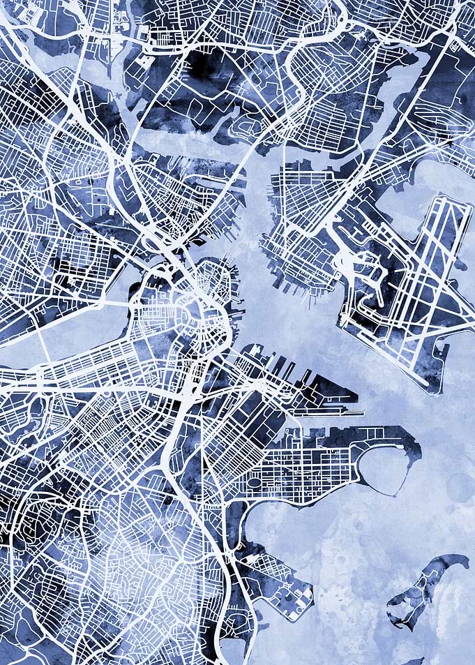 Boston Massachusetts Map