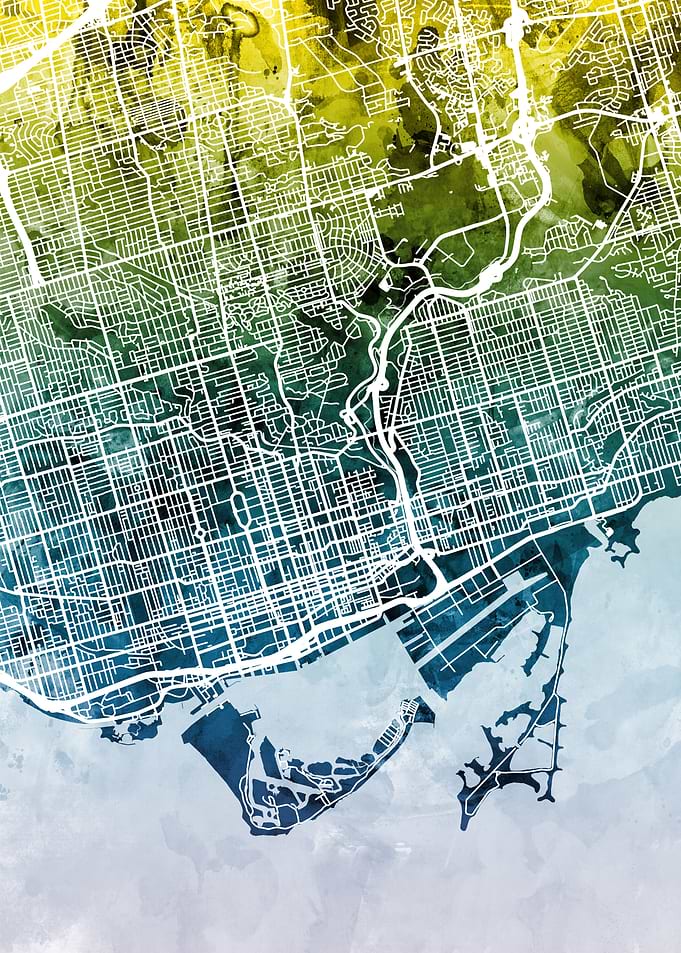 Toronto Canada Map