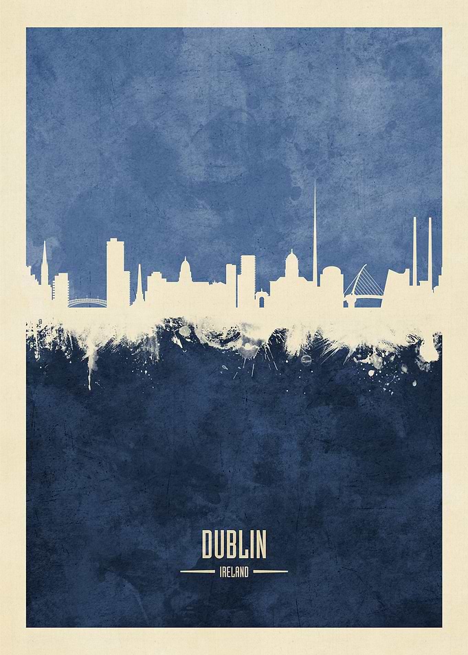 Dublin Ireland Skyline