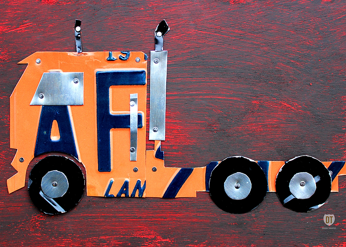Semi Truck Art