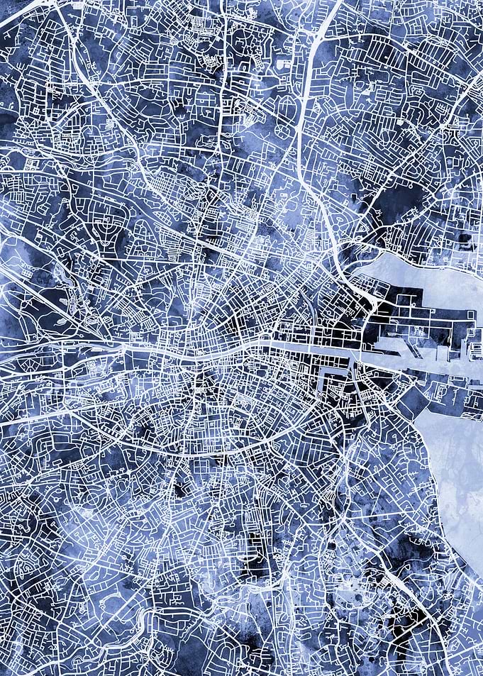 Dublin Ireland Map