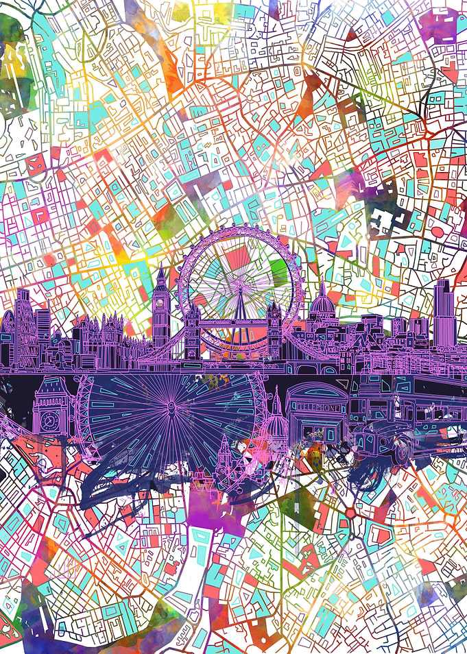 london city abstract 5