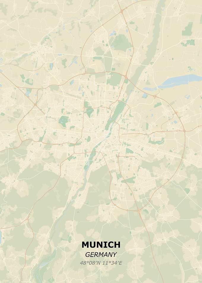 MUNICH city map