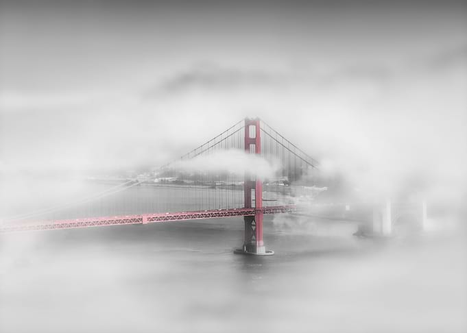 Foggy Golden Gate Bridge