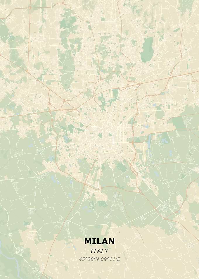 MILAN city map