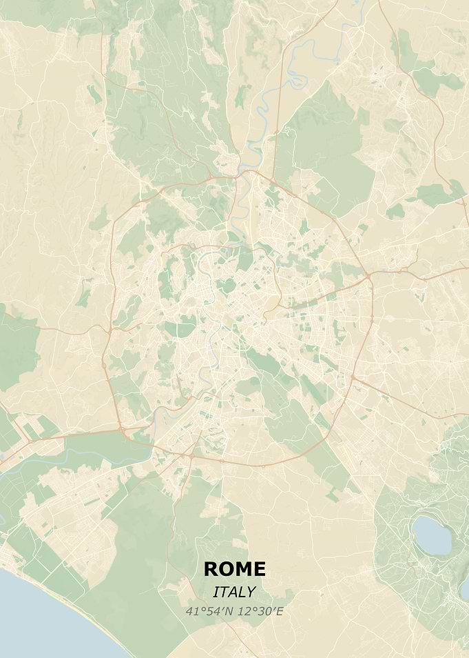 ROME city map