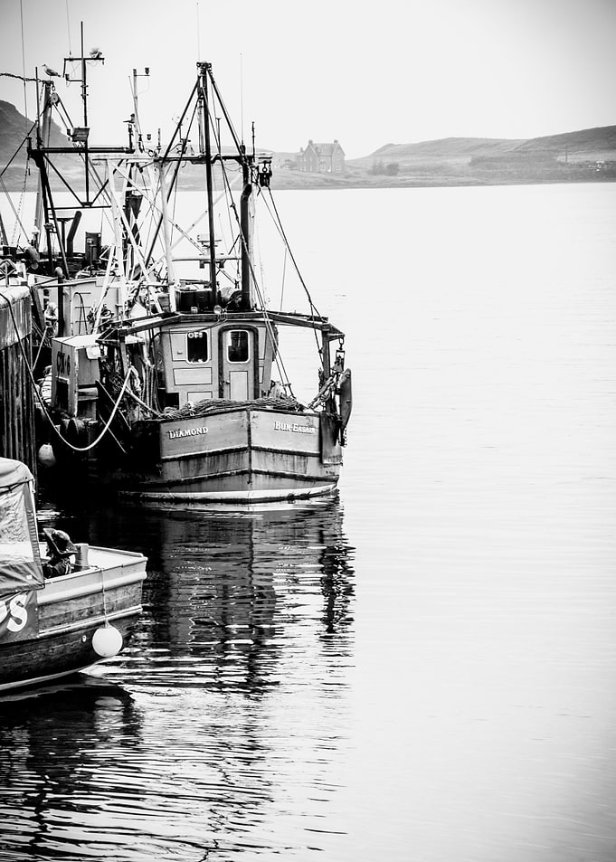 Fishing Boats BnW