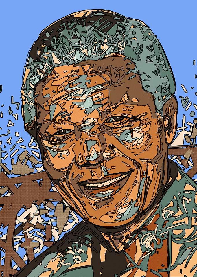 nelson mandela portrait