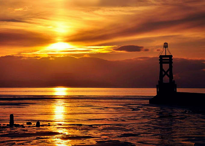 crosby sunset