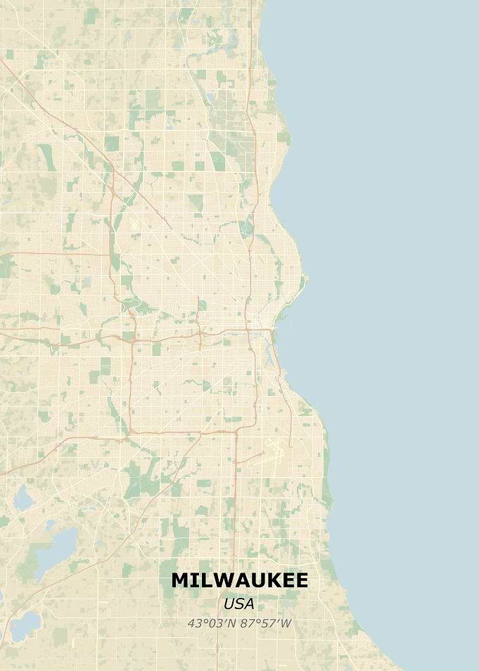 MILWAUKEE city map