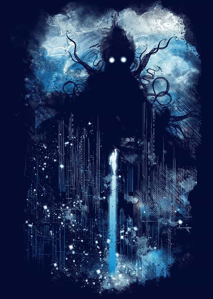 cthulu vs little hero