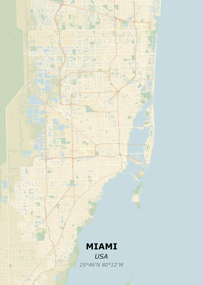 MIAMI city map