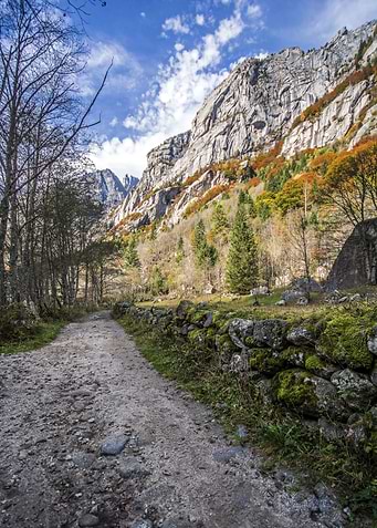 Fall mountain