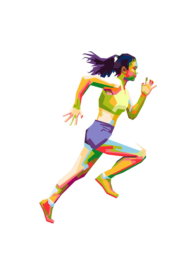 RUN in WPAP Popart