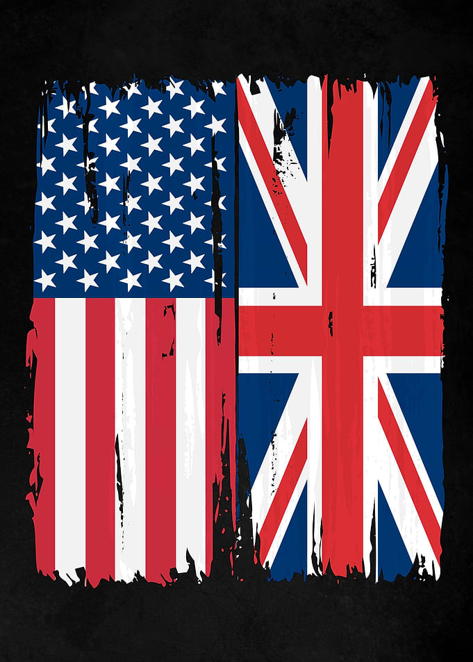 USA United Kingdom Split