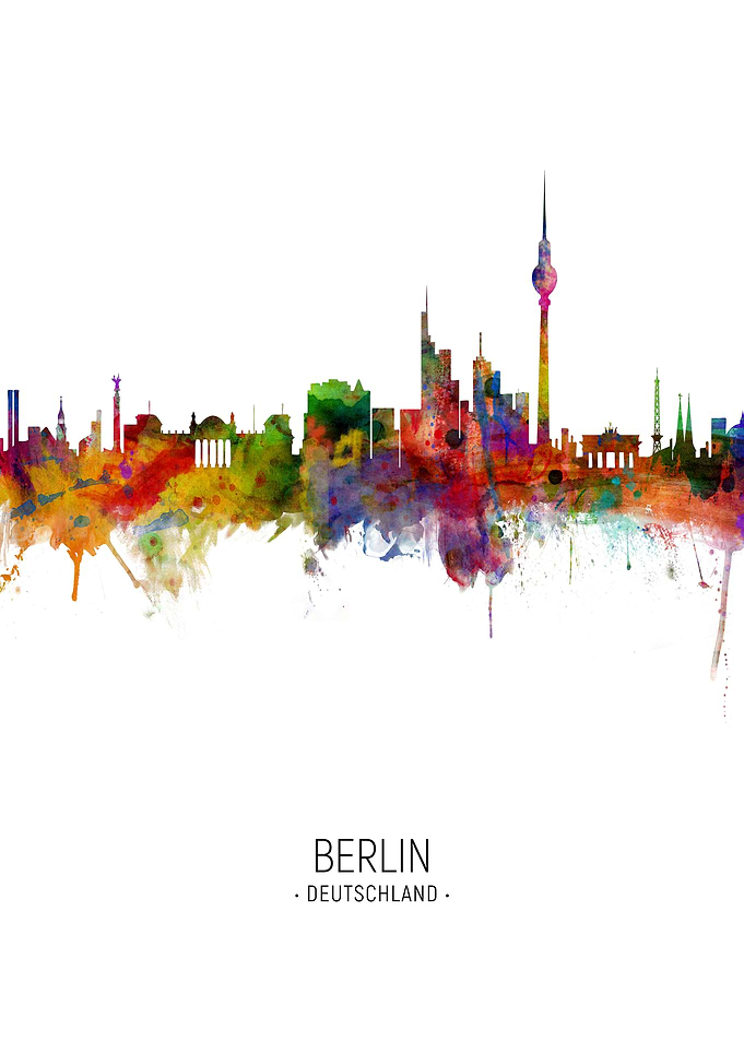 Berlin Germany Skyline