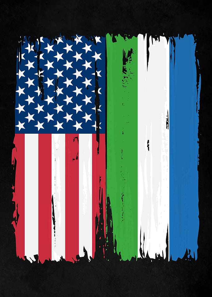 USA Sierra Leone Split