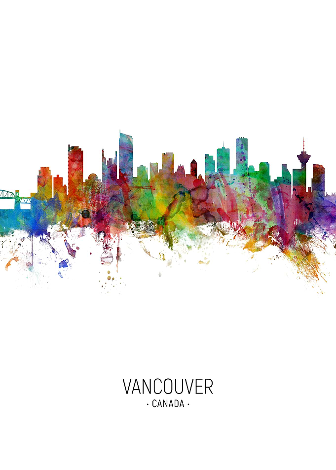 Vancouver Canada Skyline