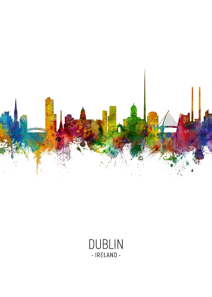 Dublin Ireland Skyline