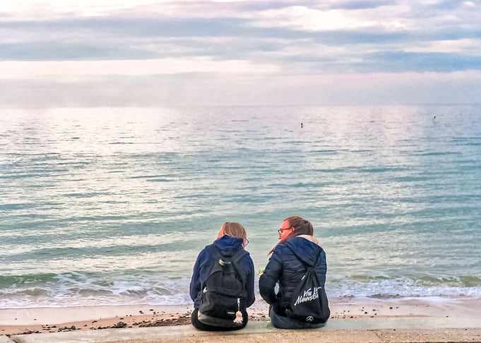 Sitting By The Sea