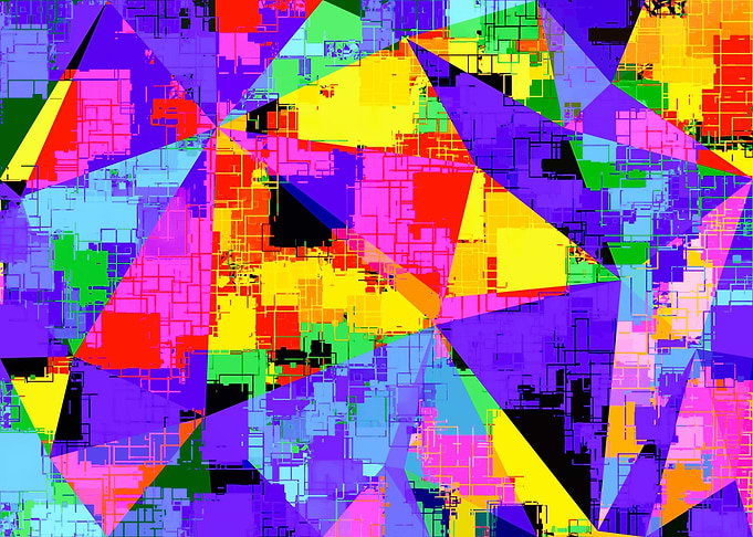 geometric triangle pattern