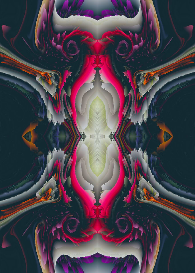 glitch psychedelic art