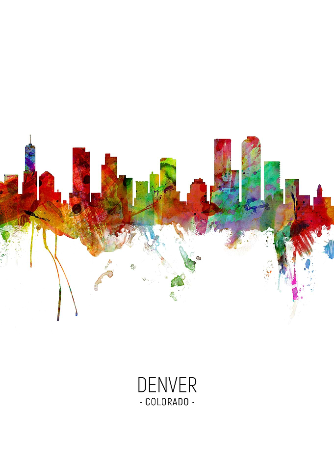 Denver Colorado Skyline