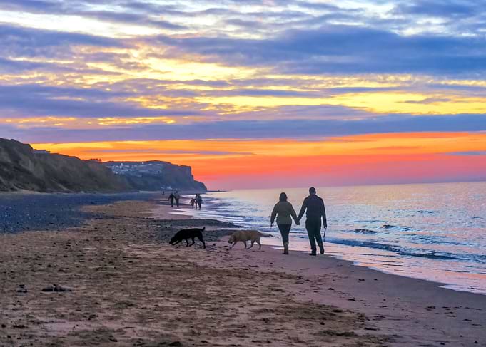 Cromer Beach At Sunset