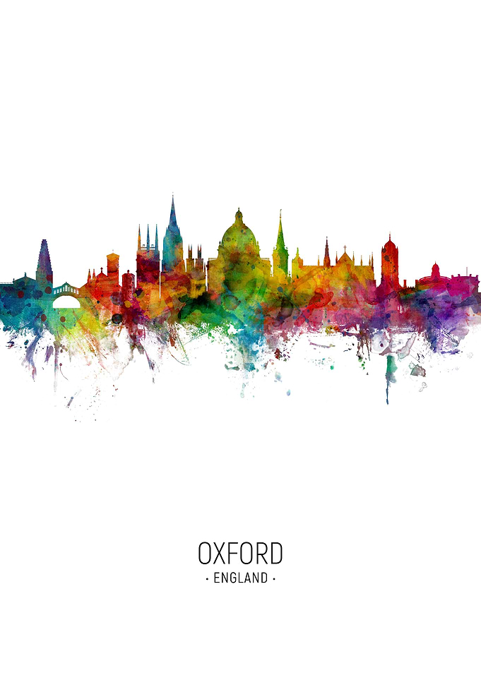 Oxford England Skyline