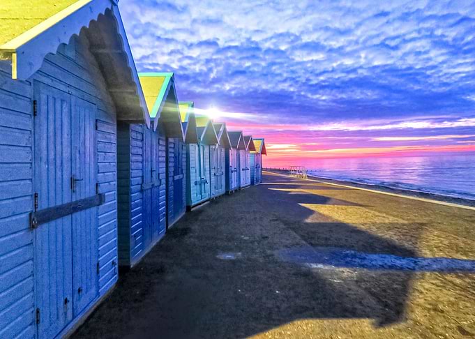 Cromer Beach At Sunset