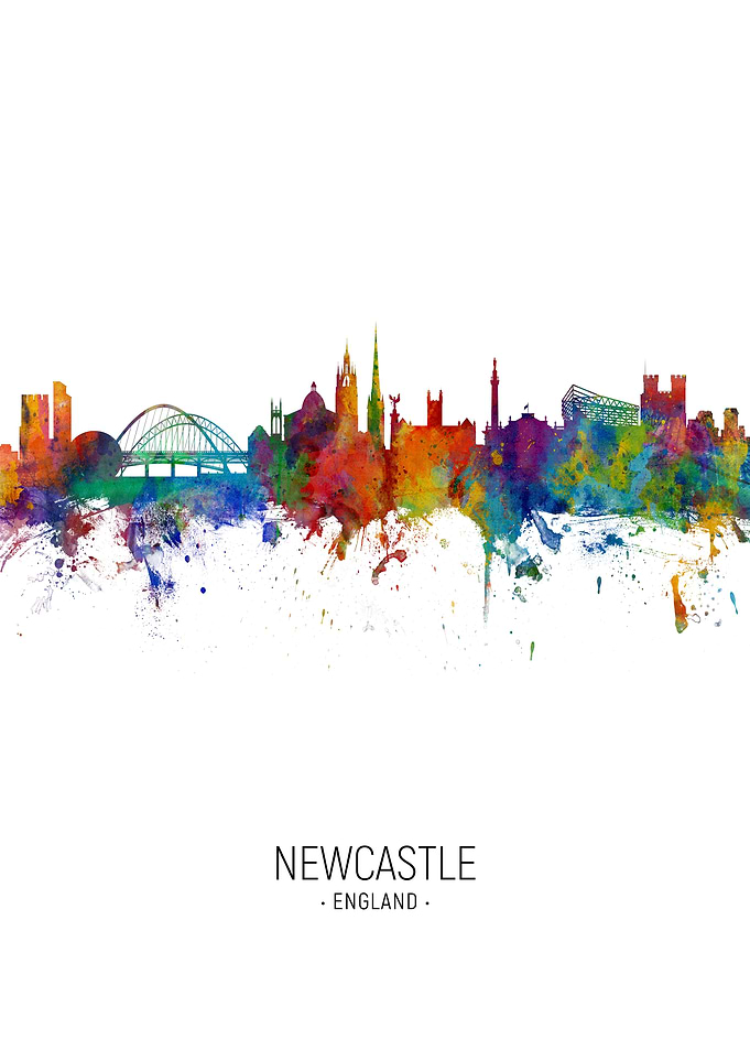 Newcastle England Skyline