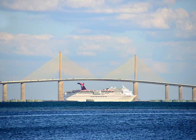 Cruising under the Skyway