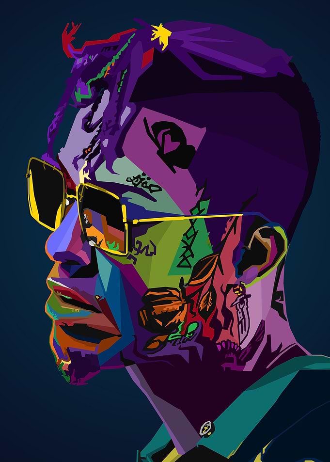 Lil Skies Wpap Pop Art