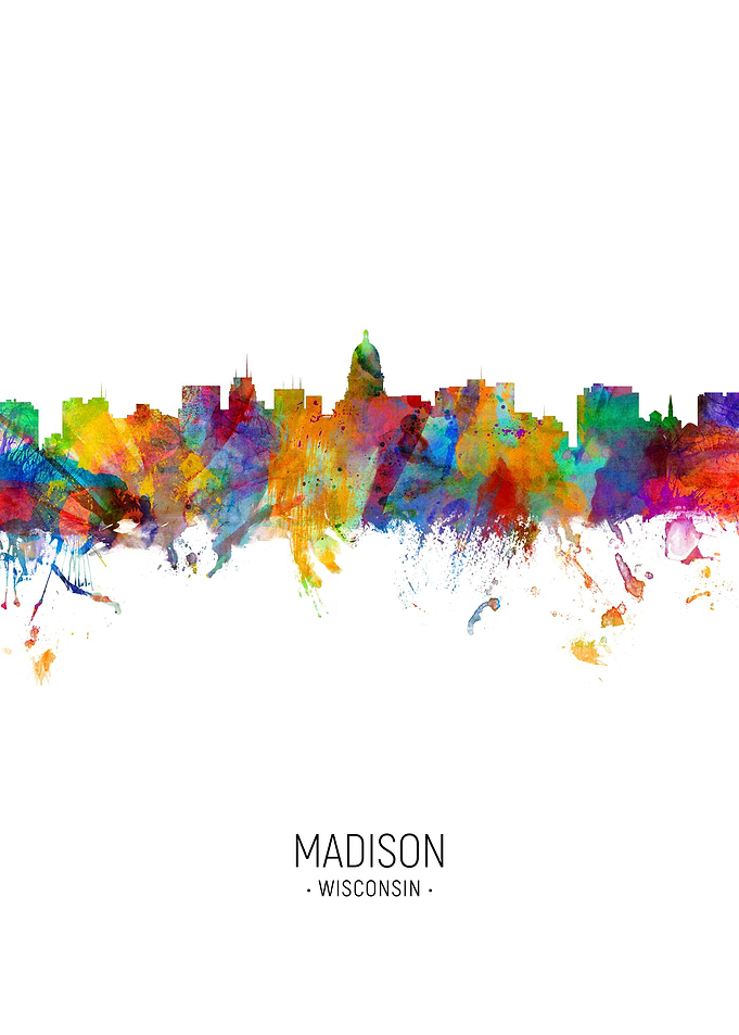 Madison Wisconsin Skyline