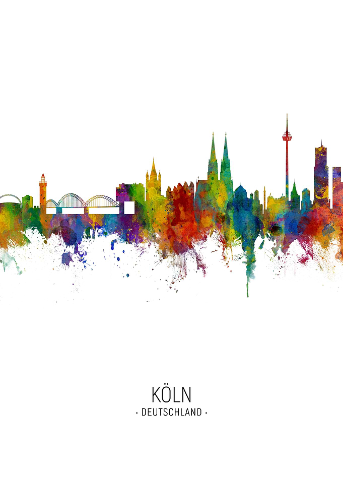 Cologne Germany Skyline