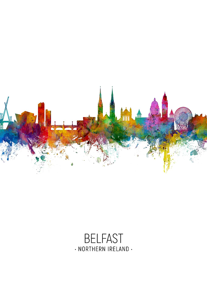 Belfast N Ireland Skyline