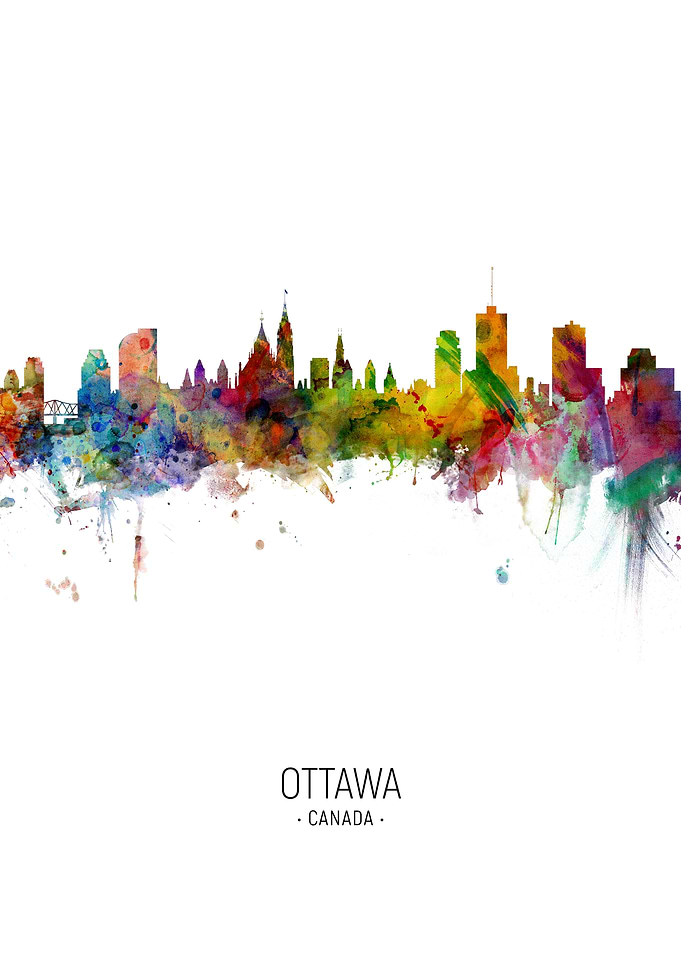 Ottawa Canada Skyline