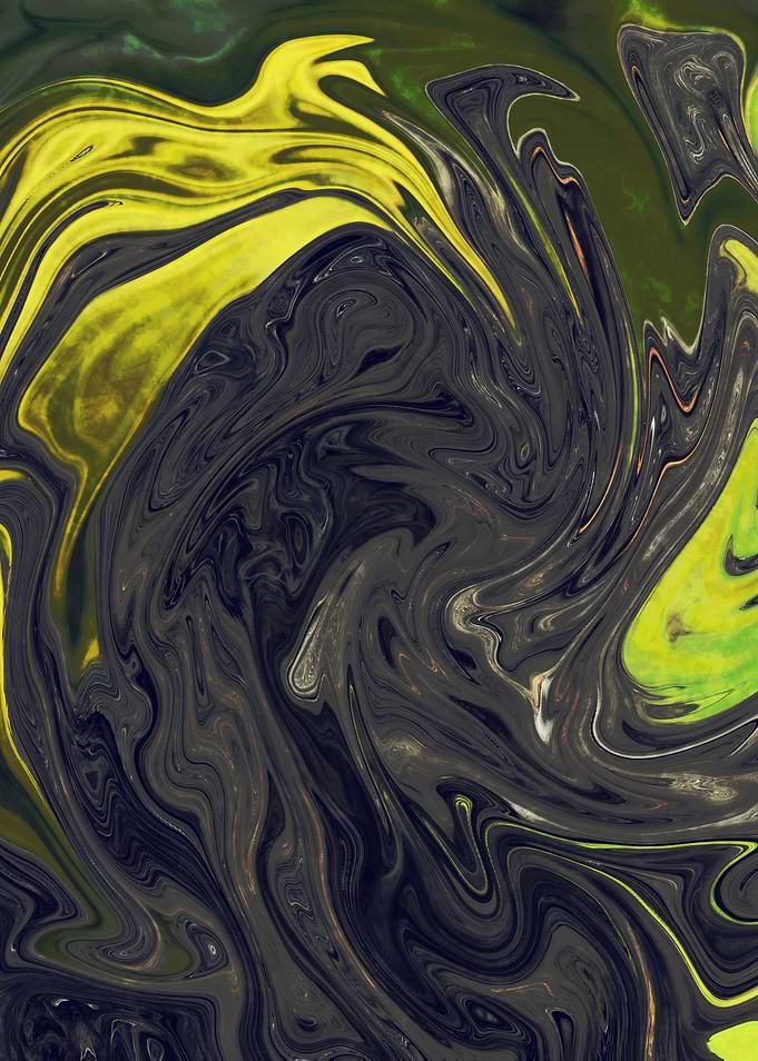 Abstract Marble Painting