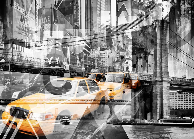 Modern Art NYC Collage