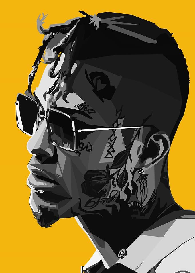 Lil Skies Wpap Pop Art