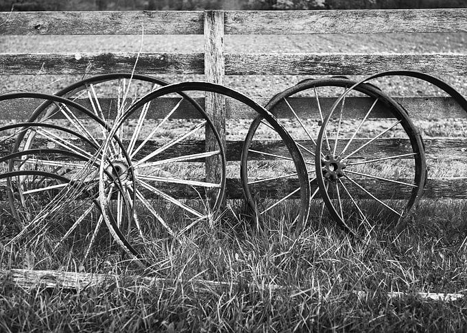 Old Farm Scene