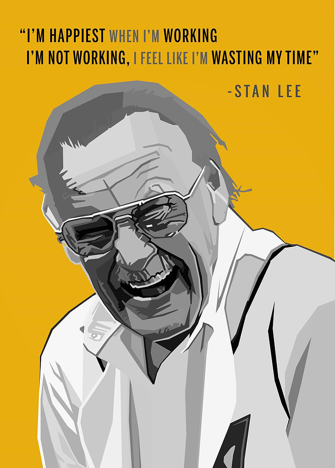 Stan Lee WPAP Pop Art