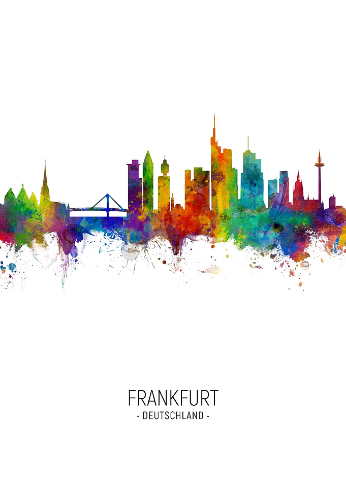 Frankfurt Germany Skyline