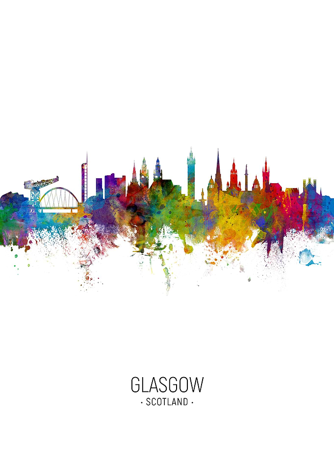 Glasgow Scotland Skyline