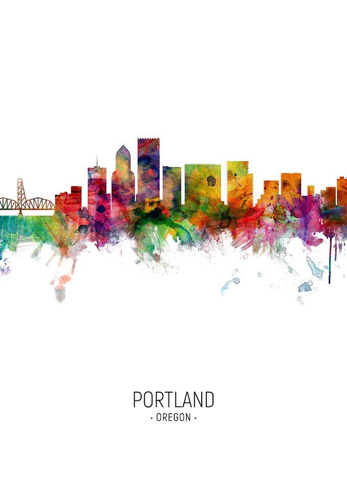 Portland Oregon Skyline