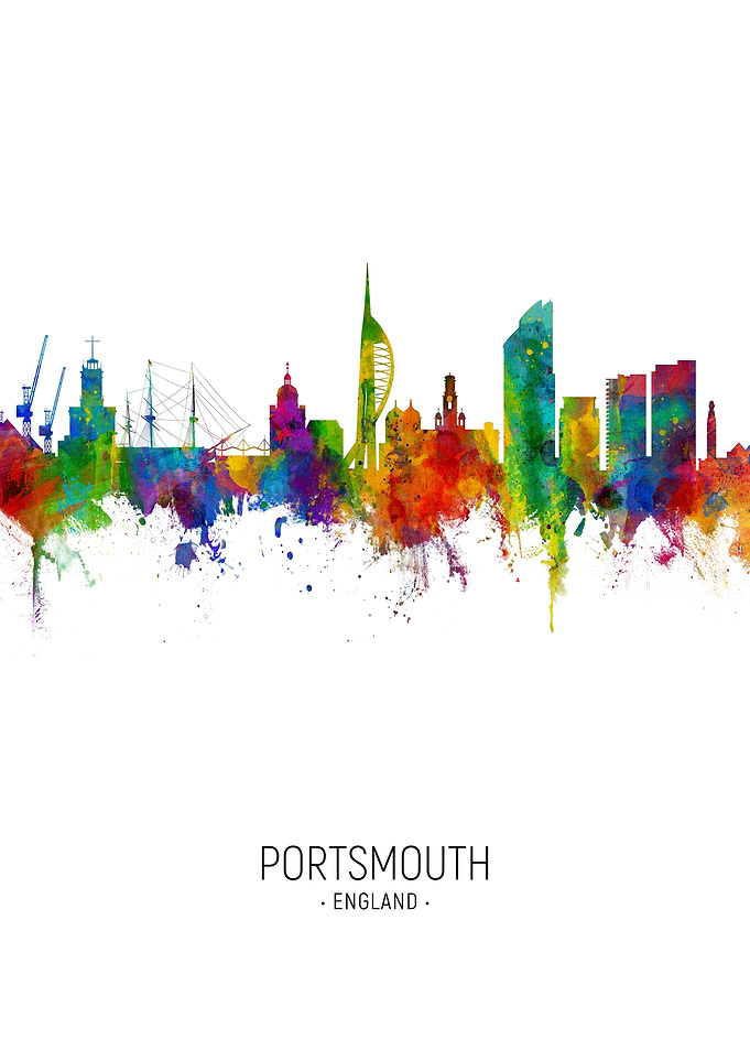Portsmouth England Skyline