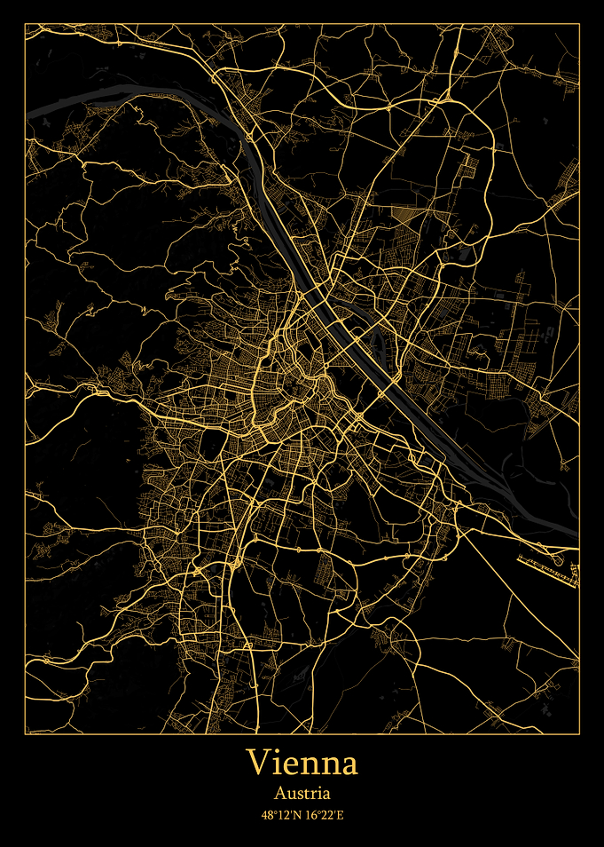 Vienna Austria map