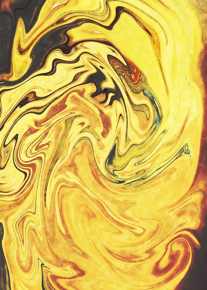 Abstract Marble Painting