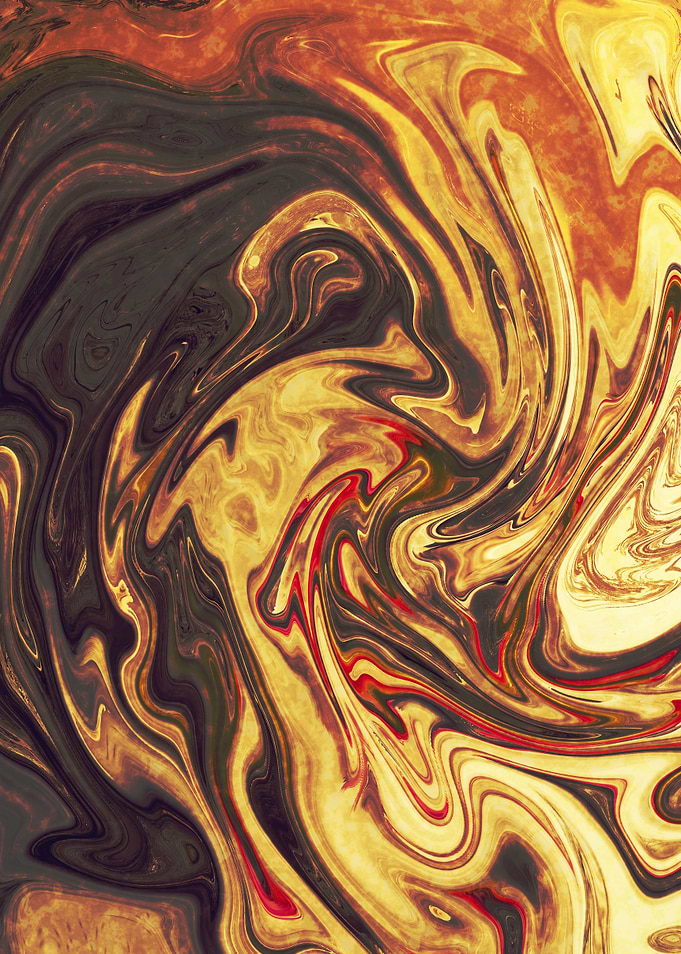 Abstract Marble Painting