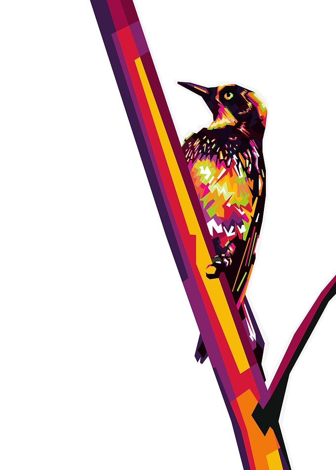 eagle WPAP Style